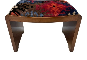 Art Deco Stool by De Coene Frères Kortrijk, 1930s